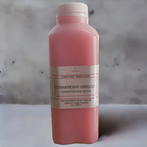 Strawberry Hibiscus Fermented Rice Water