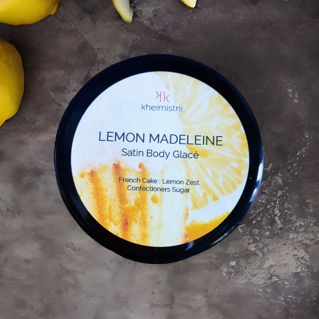 Lemon Madeleine Satin Body Glace