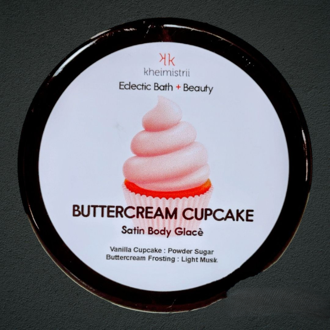 Buttercream Cupcake Satin Body Glace | Body Glaze