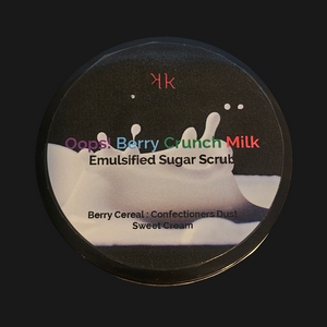 Oops! Berry Crunch Milk Scoopable Emulsified Sugar Scrub