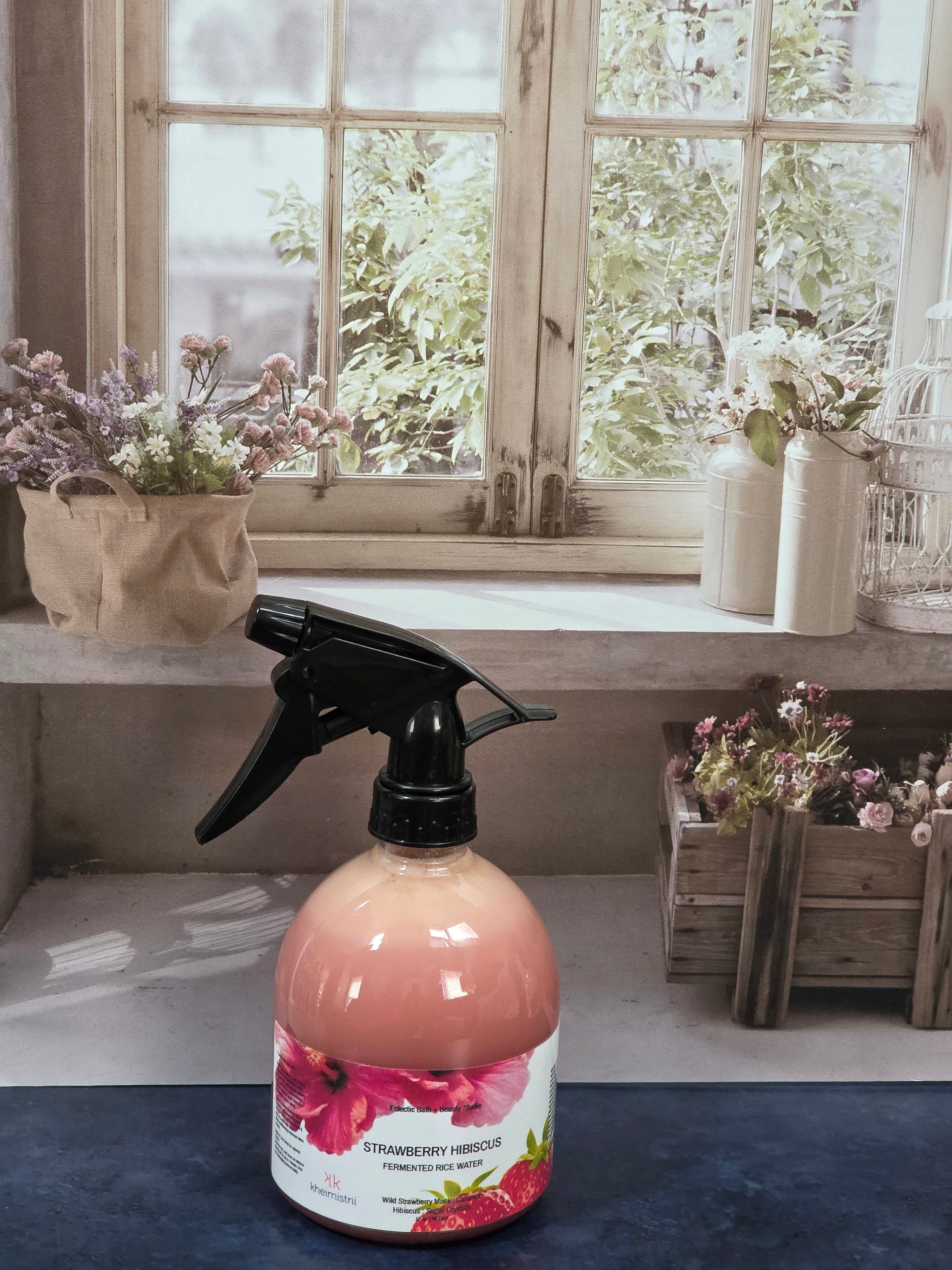 Strawberry Hibiscus Fermented Rice Water