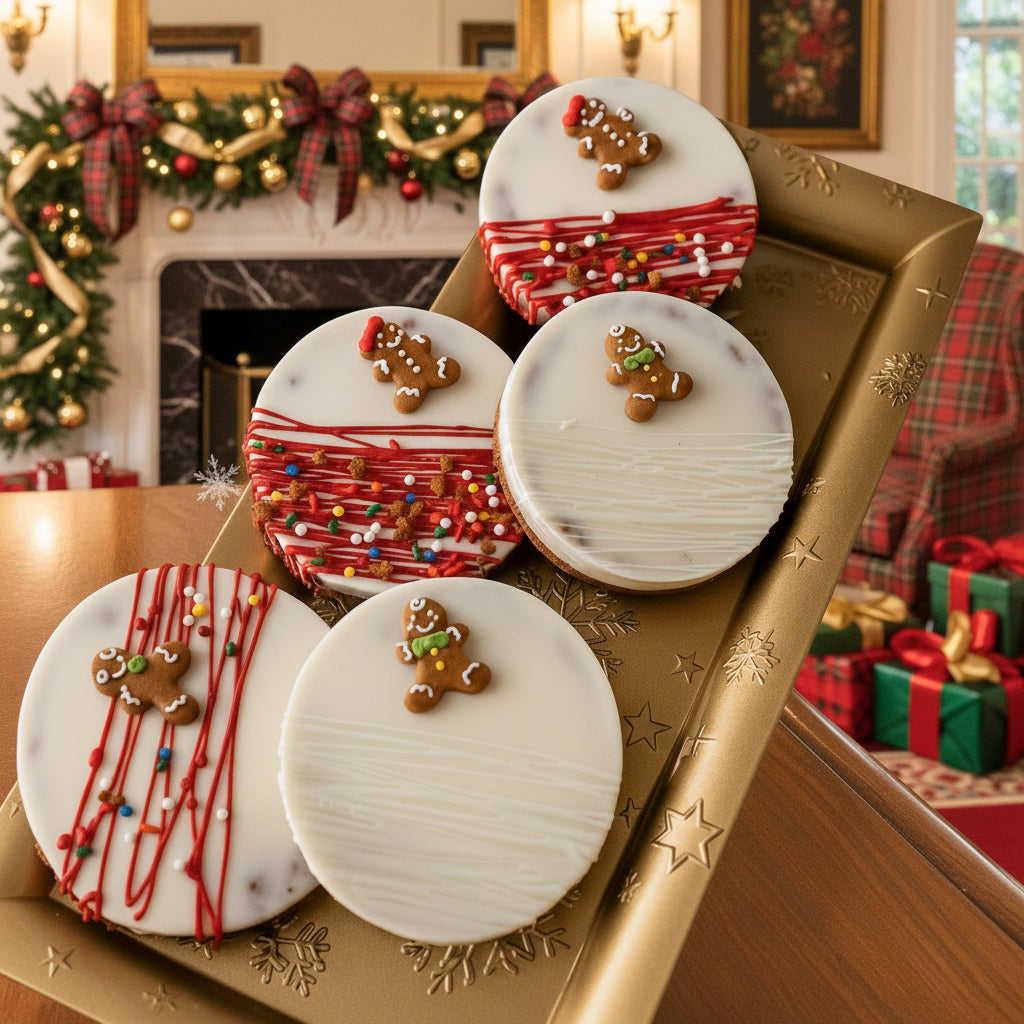 Hockey Puck Chocolate Chip Cookie by Tink's Treats